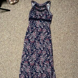 Stretchy material,worn once, in very good condition, and size small.